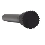 Drill America 3/8 in. x 3/8 in. Inverted Cone Solid Carbide Burr Rotary File Bit, 1/4 in. Shank thumbnail 2