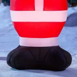 Home Accents Holiday 3.5 ft. Airblown Inflatables Santa Claus Christmas Decoration with LED Lights thumbnail 5