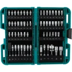 Makita ImpactXPS 60-Piece Impact Rated Bit Set, Hex Shank Alloy Steel Screwdriver Bits thumbnail 1
