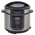 Megachef 6 Qt. Digital Electric Pressure Cooker with 14 Cooking Controls, Black thumbnail 1