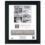 Timeless Frames Boca 10 x 13 in. Black Picture Frame with UV Glass thumbnail 1