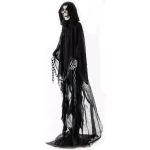 Haunted Hill Farm 5.5 ft. Moaning Grim Reaper Animatronic Halloween Prop thumbnail 9