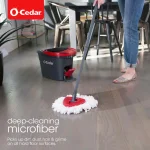 O-Cedar EasyWring Microfiber Spin Mop and Bucket System thumbnail 6