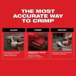 Milwaukee M18 FORCE LOGIC 600 MCM Cordless Aluminum Crimper Kit with 750 MCM Expanded Jaw thumbnail 7