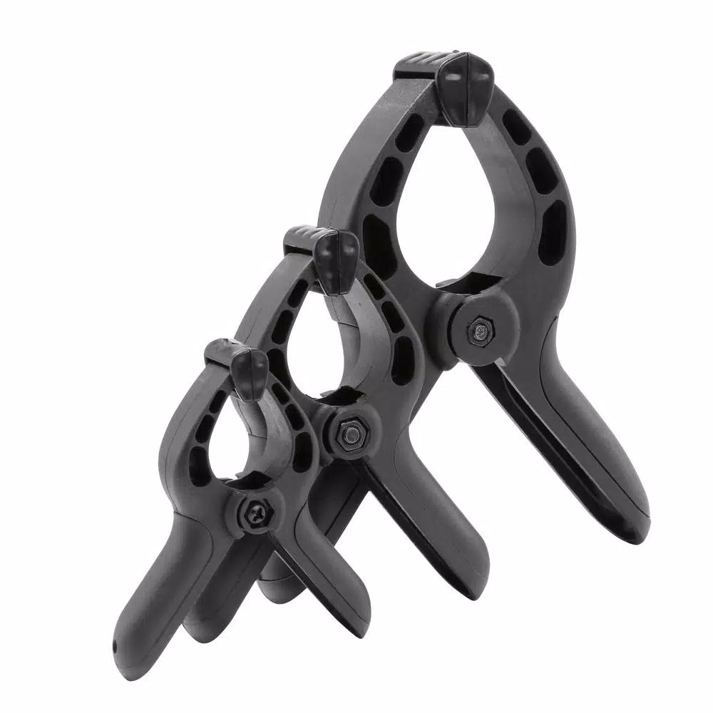OLYMPIA 14-Piece Spring Clamp Set with Comfort Grip Handles