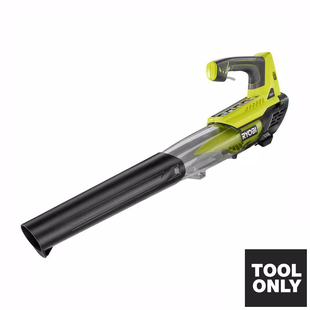 RYOBI ONE+ 18V Cordless Lithium-Ion Jet Fan Leaf Blower, 100 MPH, 280 CFM (Tool Only)