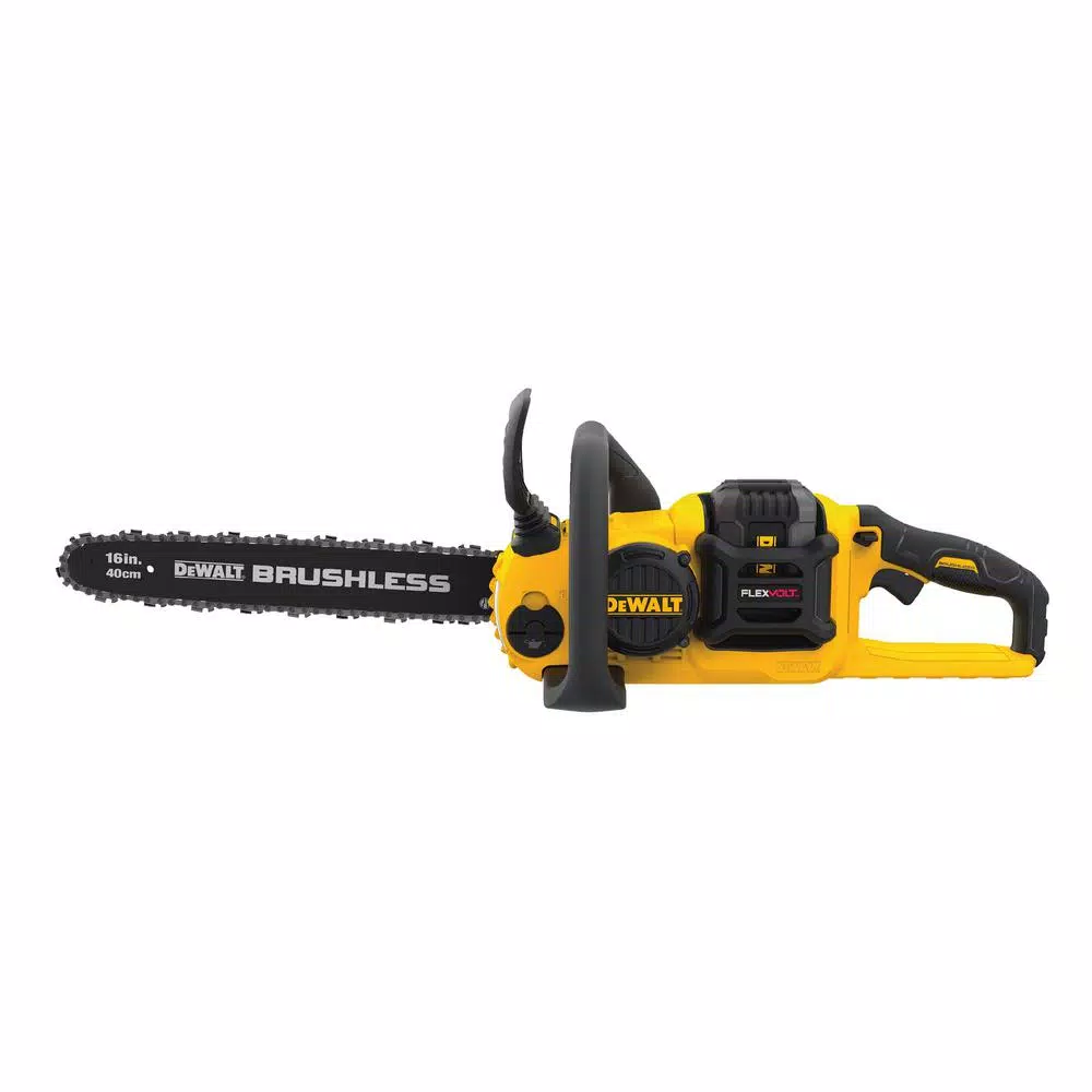 DEWALT 60V MAX Cordless FLEXVOLT Handheld Leaf Blower Kit with (2) 3.0Ah Batteries, Charger & Bonus 16 in. Chainsaw