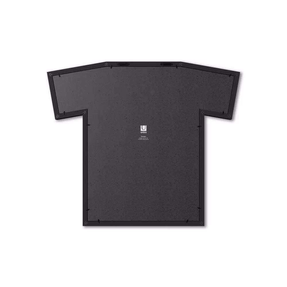 Umbra Sports Shirt Jersey Display Frame - Black T-Frame for Hockey, Baseball, Football & Rugby Jerseys
