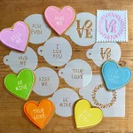Designer Stencils Sweetheart Sayings Cookie Stencil Bundle - 9 Pattern Decorating Set thumbnail 5