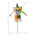 Worth Imports 39 in. Triple Figure Halloween Yard Stake Set of 2 - Ghost, Witch, and Pumpkin Decor thumbnail 2