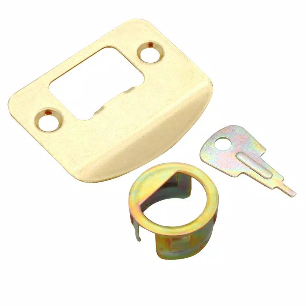 Defiant Viano Polished Brass Privacy Bed/Bath Door Lever