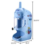 Great Northern Polar Pal 32 oz. Blue Electric Ice Shaver and Snow Cone Machine thumbnail 2