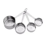 Cuisinart 4-Piece Stainless Steel Measuring Cup Set with Storage Ring thumbnail 1