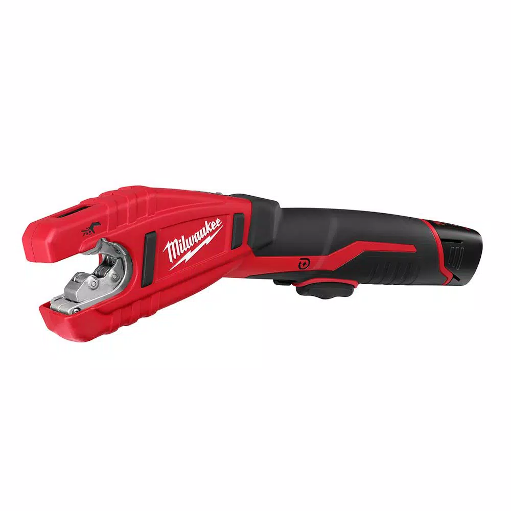 Milwaukee M12 12V Lithium-Ion Cordless 1/4 in. Hex Impact and Copper Tubing Cutter Combo Kit