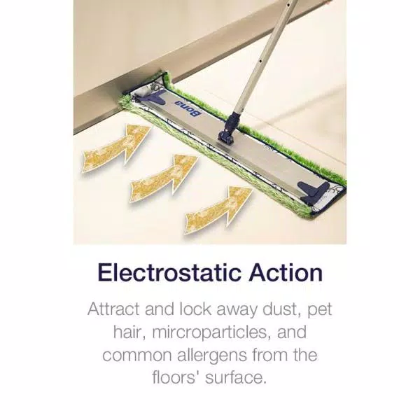 Bona Commercial System 24 in. Microfiber Dry Dust Mop Pad
