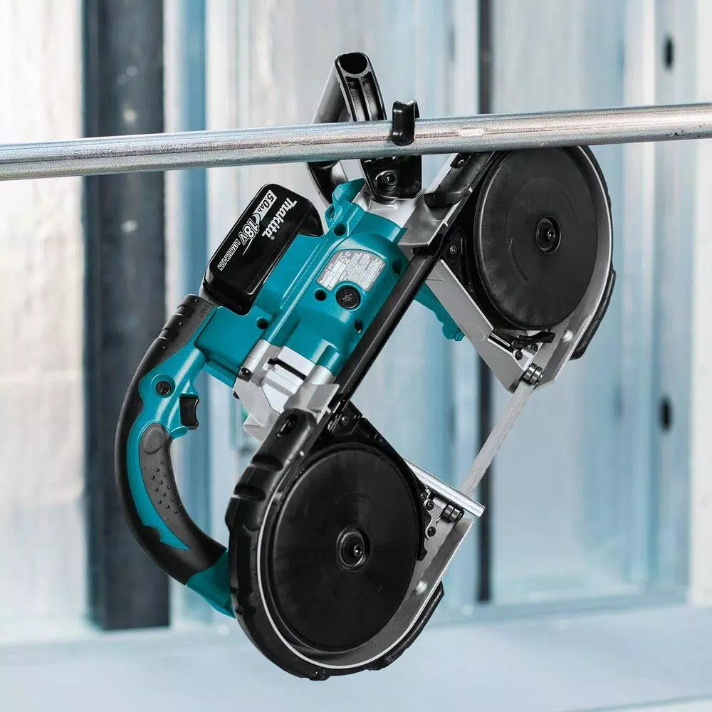Makita 18V LXT Cordless Portable Band Saw Kit with 3x 5.0Ah Batteries and Charger