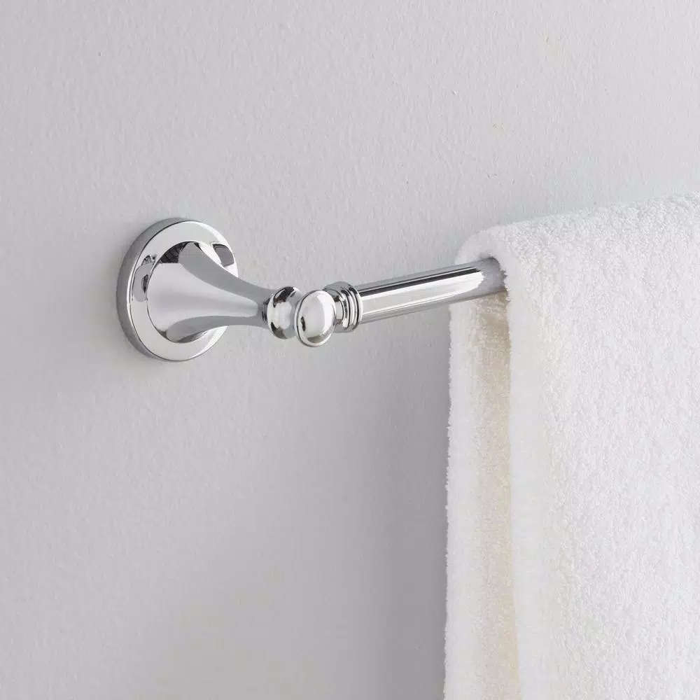 Delta Silverton 18 in. Single Towel Bar in Polished Chrome