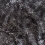Noble House Warrin Black and White Streak Faux Fur Throw Blanket thumbnail 3