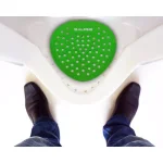 Alpine Industries Green Apple Flat Anti-Splash Urinal Screen, 10-Pack thumbnail 3