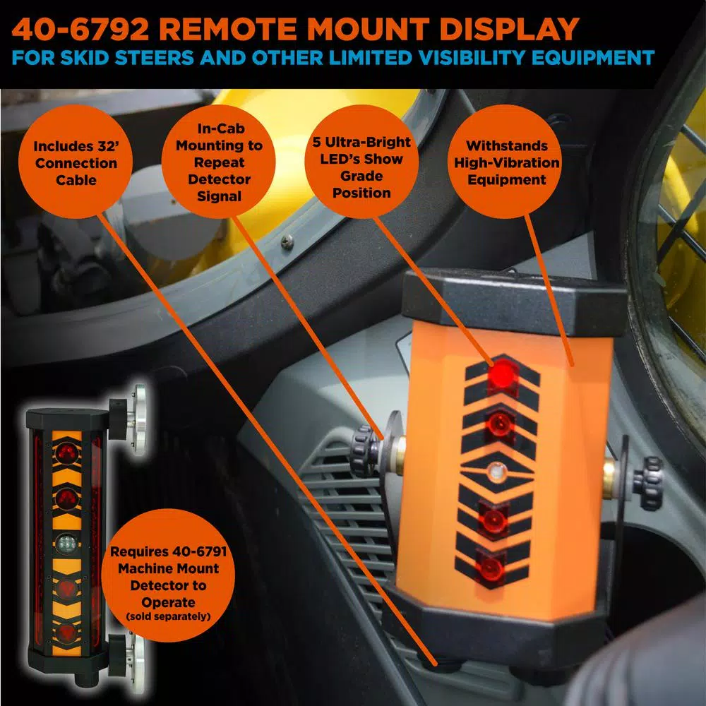 Johnson 40-6792 Remote Display for 40-6791 Machine Mountable Laser Detector