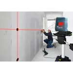 Bosch GLL 2 Self-Leveling Cross Line Laser Level with Flexible Clamping Mount, 30 ft. Range thumbnail 6