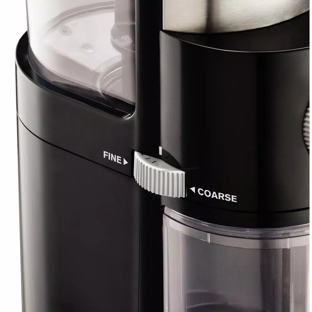 Krups GX5000 Professional Burr Coffee Grinder, 8 oz. Black Stainless Steel with 9 Grind Settings