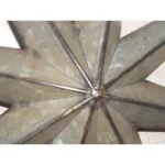 Unbranded Compass Metal Wall Art - Gunmetal Silver and Distressed Copper Decor thumbnail 3
