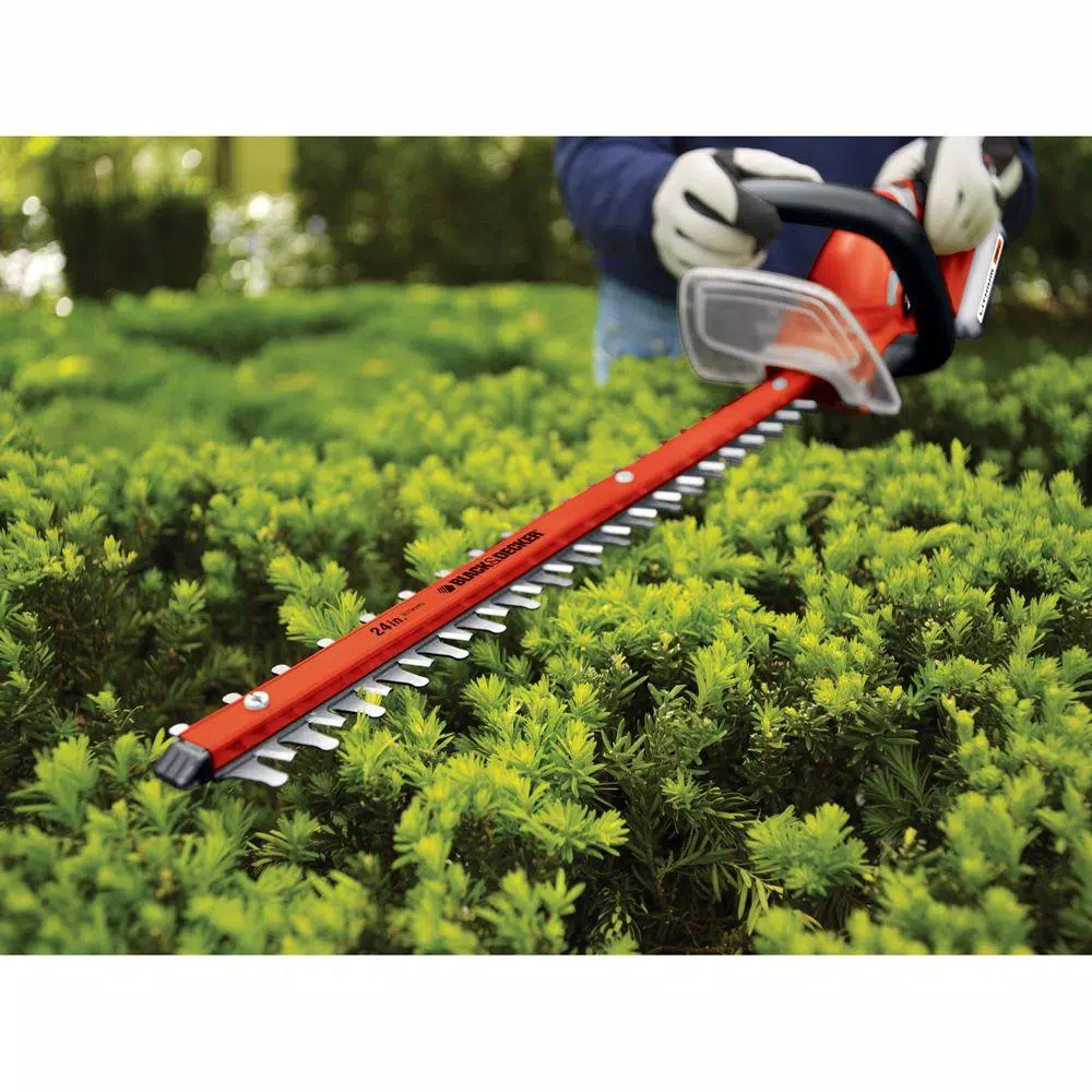BLACK+DECKER 24 in. 40V MAX Cordless Lithium-Ion Hedge Trimmer, Tool Only