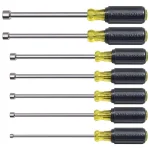 Klein Tools 7-Piece Magnetic Nut Driver Set with 6 in. Hollow Shafts and Cushion-Grip Handles thumbnail 1
