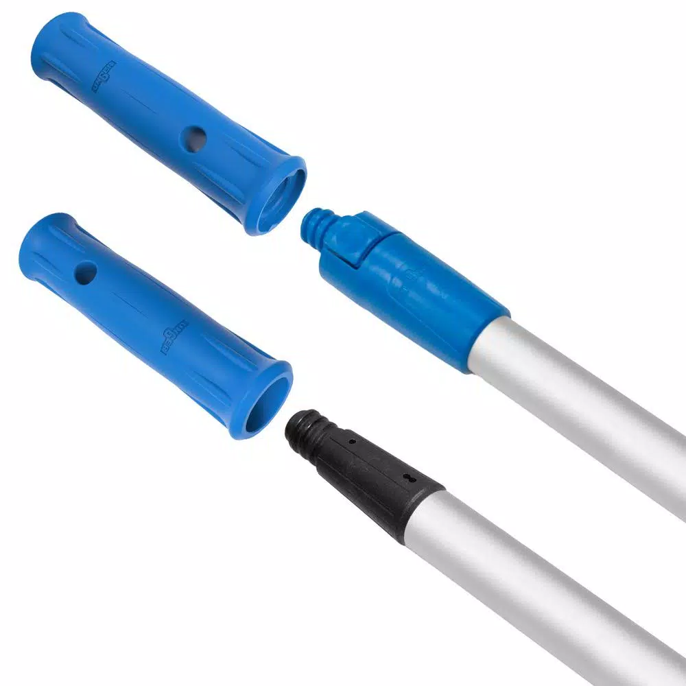 Unger Pro 60 in. Aluminum Dual-Ended Cleaning Pole with Comfort Grip