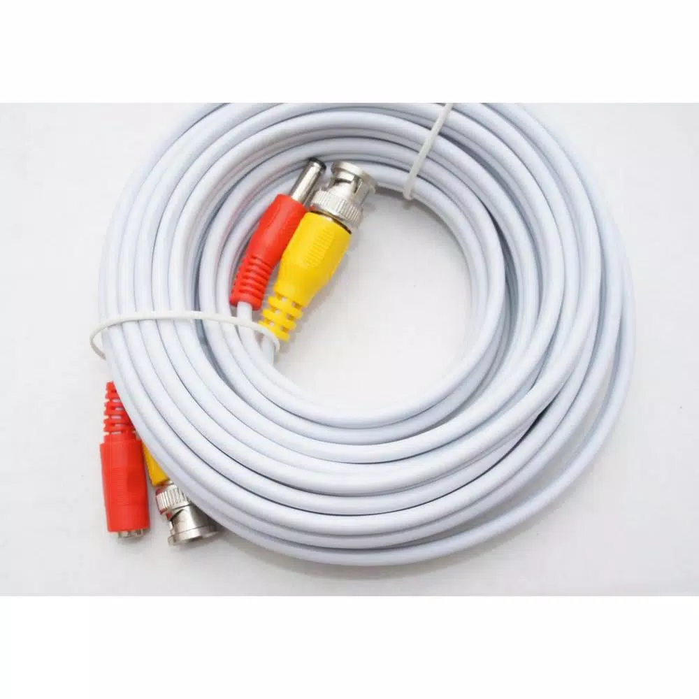 SPT 50 ft. Premium Siamese Power and Video Cable, Pre-terminated BNC, 4-Pack