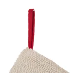 Glitzhome 20 in. Hooked Dog Design Christmas Stocking, Handmade Acrylic Yarn Holiday Decor thumbnail 2