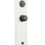 Kwikset Hawthorne Venetian Bronze Single Cylinder Handleset with Juno Knob and SmartKey Security thumbnail 6