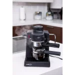 PREMIUM Espresso Machine and Cappuccino Maker with Milk Frother, 4-Cup Tempered Glass Carafe, Black thumbnail 2