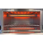 SPT 3-in-1 Breakfast Center 1450W Toaster Oven, Coffee Maker, and Griddle - White and Stainless Steel thumbnail 7