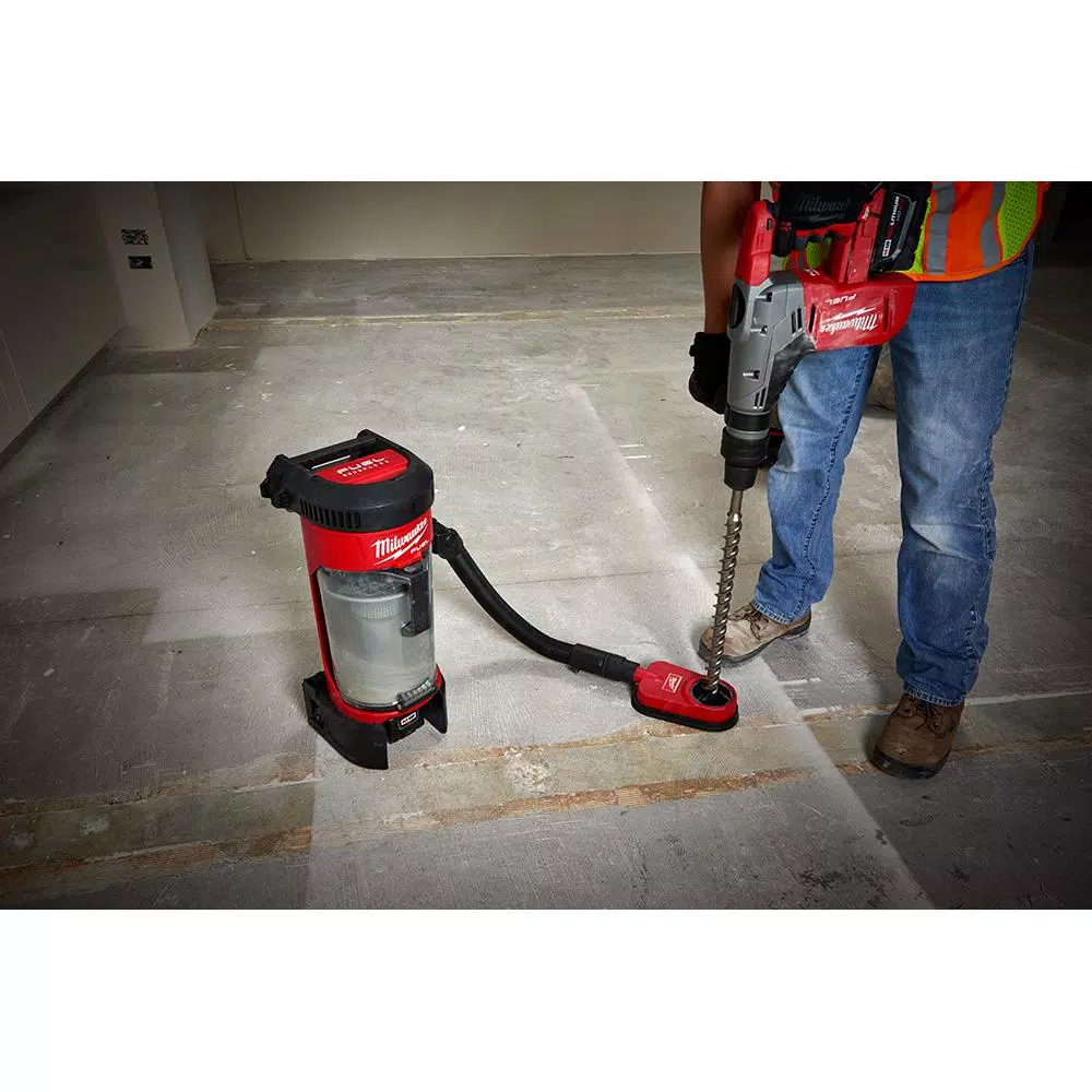 Milwaukee M18 FUEL 18V Lithium-Ion 3-in-1 Backpack Vacuum Kit with 8.0 Ah Battery and Rapid Charger