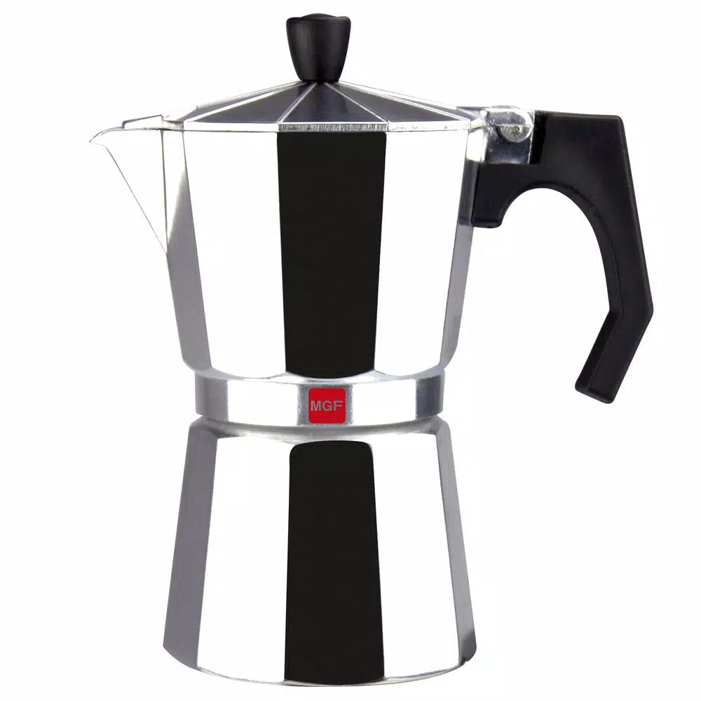 Magefesa Kenia 9-Cup Aluminum Espresso Maker Stovetop Moka Pot