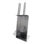 BergHOFF 2-Piece Silver Stainless Steel Whisk Set with Storage Stand and Free Timer thumbnail 1