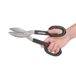 TEKTON 10 in. Straight Pattern Tin Snips, Forged Carbon Steel thumbnail 4