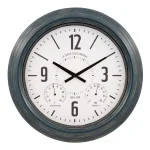 La Crosse Technology La Crosse Clock Company 18 in. Hamilton Metal Analog Quartz Indoor/Outdoor Wall Clock thumbnail 1