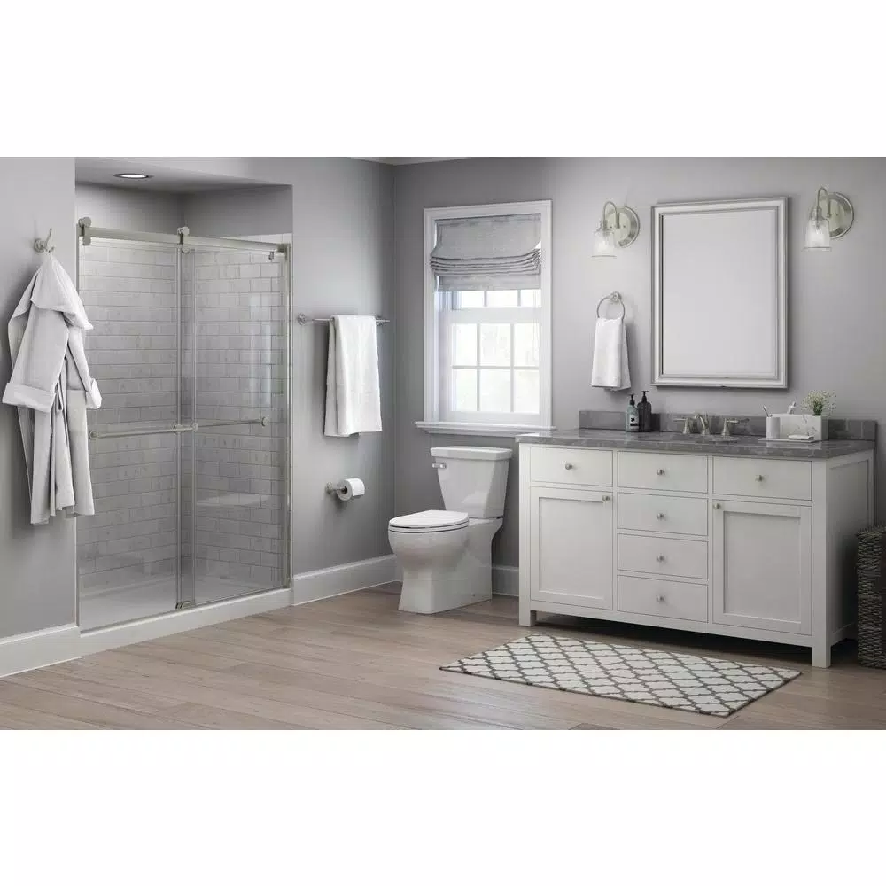 Delta Starmount Brushed Nickel Towel Ring with SpotShield Technology