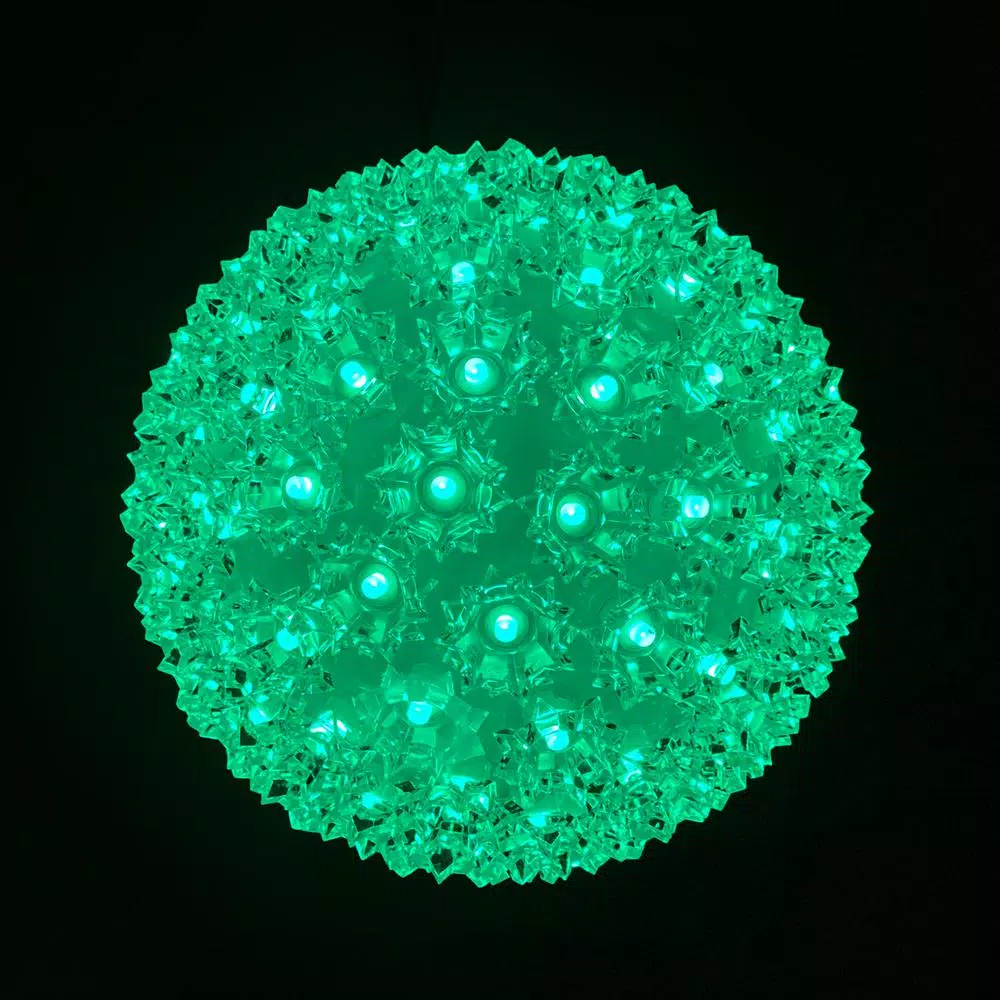 HOLIDYNAMICS HOLIDAY LIGHTING SOLUTIONS 7.5 in. Dynamic RGB Premier Orb - Multi-Color LED Lighted Sculpture