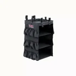 Suncast Commercial 3-Sided Housekeeping Cart Organizer Bag with Shelves thumbnail 1