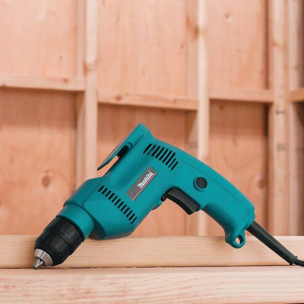 Makita 6408K 3/8 in. Corded Variable Speed Drill with Keyless Chuck and Hard Case