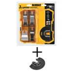 DEWALT DWA4216 5-Piece Oscillating Blade Set with Carbide Grout Removal Blade thumbnail 1