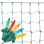 Home Accents Holiday 150-Light LED Multi-Color M5 Smooth Mini Net Lights, 48 in. x 72 in. thumbnail 1
