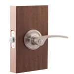 Copper Creek Scandinavian Kash Satin Stainless Steel Privacy Lever for Bedroom and Bathroom thumbnail 2