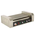 Funtime 187 sq. in. Stainless Steel Hot Dog Roller Grill, Dual Temperature Control thumbnail 1