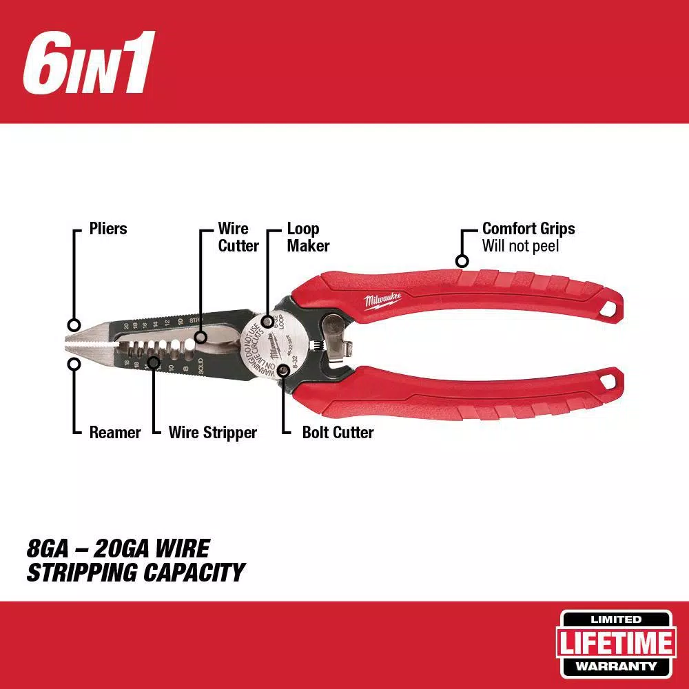 Milwaukee 5-Piece Electrician's Pliers Hand Tool Set