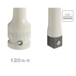 Steelman 50093A 1/2 in. Drive 120 ft. lb. Torque Extension Bar, White thumbnail 3